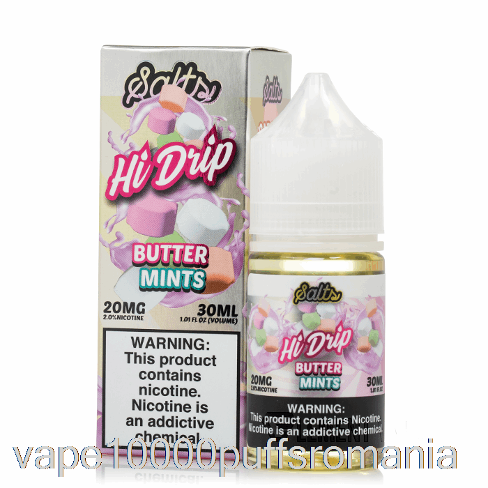 Vape Romania Butter Ments - Saruri Hi-drip - 30ml 50mg